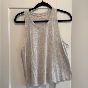 Gray Sleeveless Women's Top